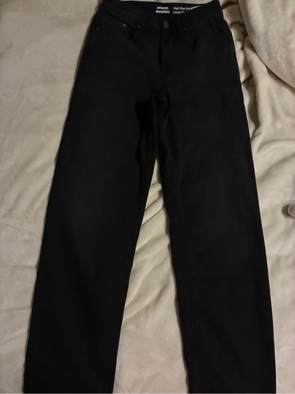 Amazon Essentials High-Rise Black Women’s Jeans size 2